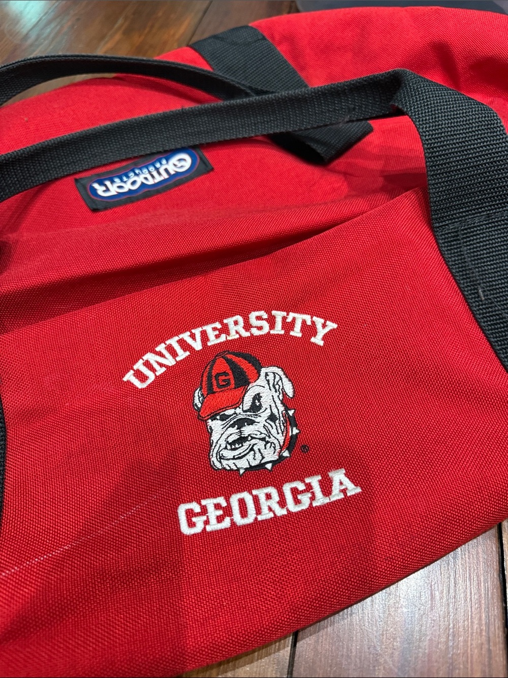 Outdoor Products University of Georgia Bulldogs Red Canvas Duffel Gym Bag